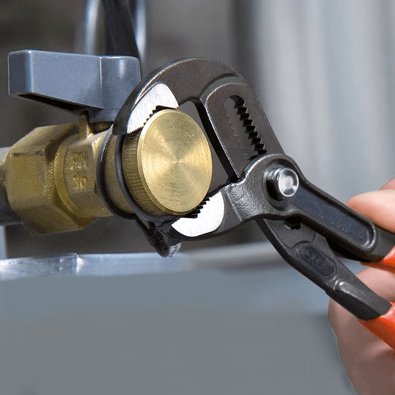 10 Inch Groove Joint Water Pump Pliers Fast Adjustment &amp; Secure Grip for Plumbing Mechanics and Pipe Installation