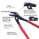10 Inch Groove Joint Water Pump Pliers Fast Adjustment &amp; Secure Grip for Plumbing Mechanics and Pipe Installation