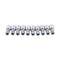 10 Pcs Aftermarket Parker 10643-6-6 Hydraulic Hose Fitting With 3/8" Thread