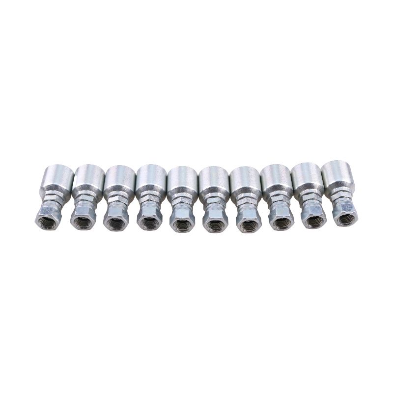 10 Pcs Aftermarket Parker 10643-6-6 Hydraulic Hose Fitting With 3/8" Thread