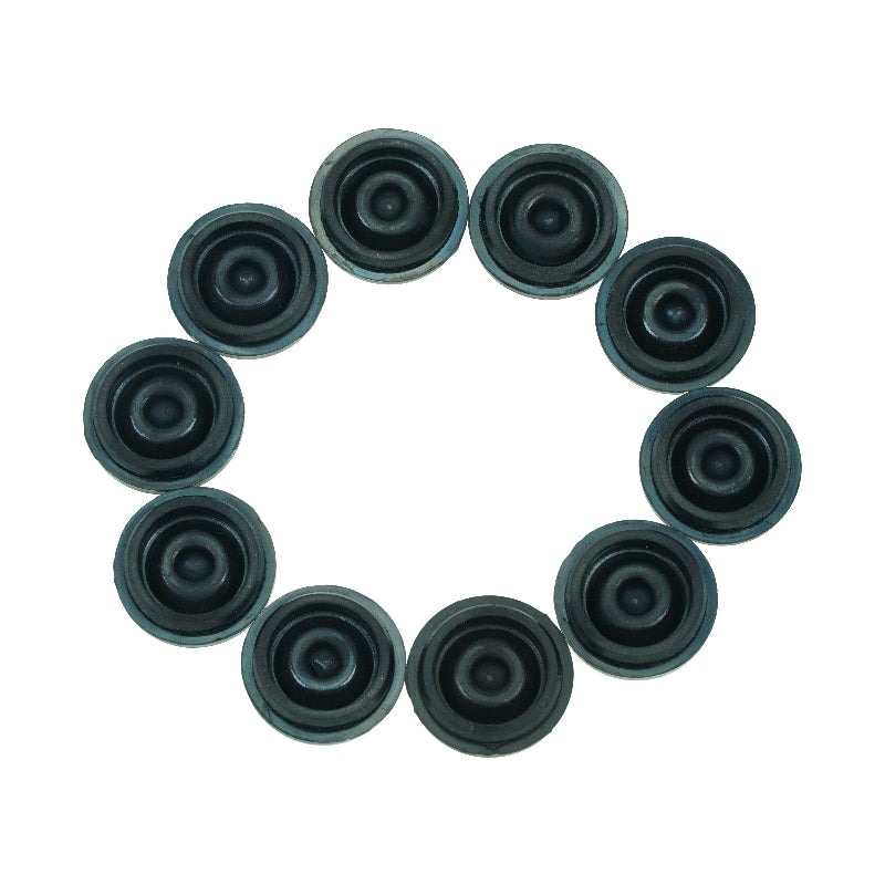 10 Pcs Black Rubber Grease Plug Hub Dust Cap TLU31-0009 085-001-SP for Dexter EZ Lube Trailer Axle