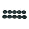 10 Pcs Black Rubber Grease Plug Hub Dust Cap TLU31-0009 085-001-SP for Dexter EZ Lube Trailer Axle