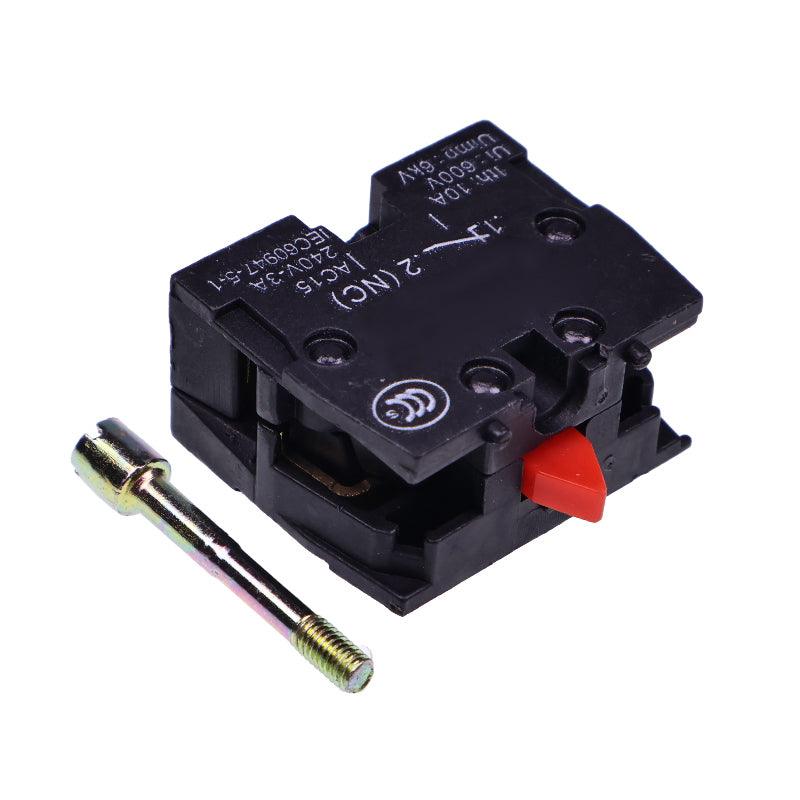 10 Pieces Aftermarket Schneider ZB2-BE102 10A 600V 3A 240V Button Switch Auxiliary Contact Module