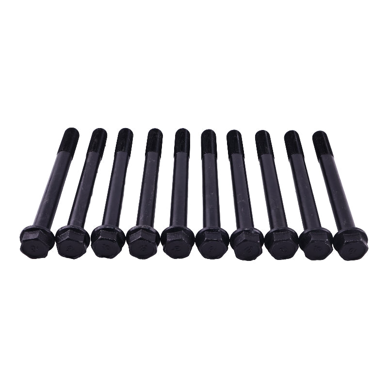 10 Pieces Cylinder Head Bolt 4352126 for Kubota Engine V3307 V3307-CR-T-E4B Jacobsen Mower HR800