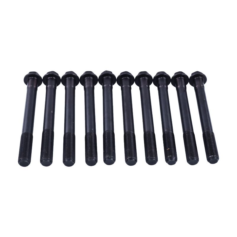 10 Pieces Cylinder Head Bolt 80105-76041-71 for Toyota Engine 4Y Forklift 8FGCU15 8FGCU18 8FGCU20 8FGCU25