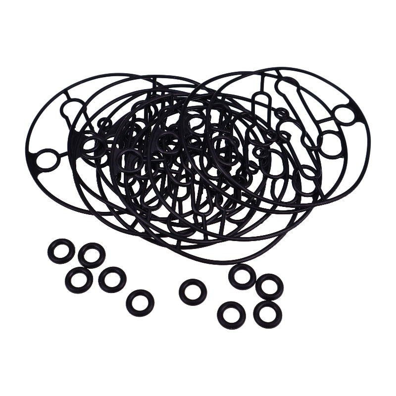 10 Pieces Float Bowl Gasket With Inlet Seal 698781 for Nikki Carburetor Briggs & Stratton Engine 201312 212707 216312 31E577 31D777 31S877 406677 441677 44C877
