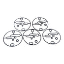 10 Pieces Float Bowl Gasket With Inlet Seal 698781 for Nikki Carburetor Briggs & Stratton Engine 201312 212707 216312 31E577 31D777 31S877 406677 441677 44C877
