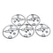 10 Pieces Float Bowl Gasket With Inlet Seal 698781 for Nikki Carburetor Briggs & Stratton Engine 201312 212707 216312 31E577 31D777 31S877 406677 441677 44C877