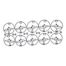 10 Pieces Float Bowl Gasket With Inlet Seal 698781 for Nikki Carburetor Briggs & Stratton Engine 201312 212707 216312 31E577 31D777 31S877 406677 441677 44C877
