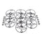 10 Pieces Float Bowl Gasket With Inlet Seal 698781 for Nikki Carburetor Briggs & Stratton Engine 201312 212707 216312 31E577 31D777 31S877 406677 441677 44C877