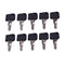 10 Pieces Ignition Key 0009730419 0009701304 801 for Linde Forklift E12-02 E15-02 E16-02 E18-02 E20-02 E25-02 E30-02 E35P-02 E25-03 E30-03 E35 E40 E45 E50