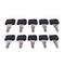 10 Pieces Ignition Key 0009730419 0009701304 801 for Linde Forklift E12-02 E15-02 E16-02 E18-02 E20-02 E25-02 E30-02 E35P-02 E25-03 E30-03 E35 E40 E45 E50
