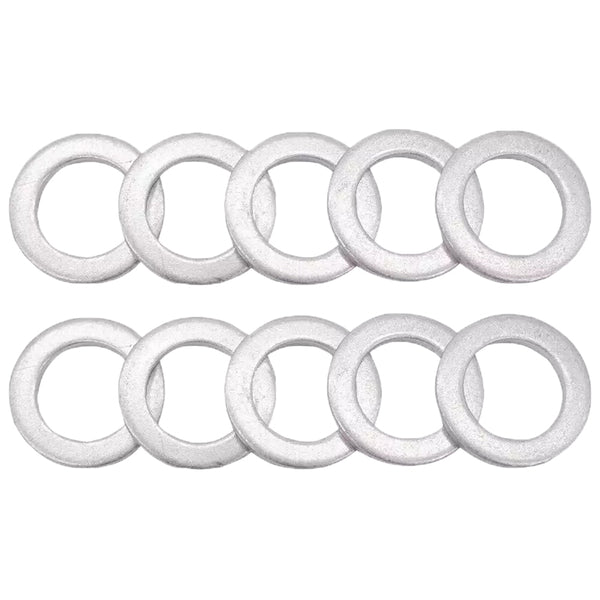 10 Pieces Oil Drain Plug Gaskets 09168-12012 for Suzuki Marine Outboard DF40 DF50 DF60 DF40A DF70A DF115 DF300B DF200 DF150 DF140
