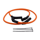 10mm Orange Silicone Spark Plug Wire TONS-0915FLH for Harley Davidson Motorcycle 2009-2016 FLHR Road King
