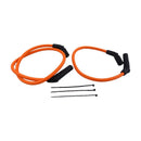 10mm Orange Silicone Spark Plug Wire TONS-0915FLH for Harley Davidson Motorcycle 2009-2016 FLHR Road King