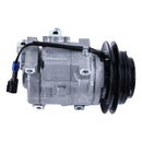 12V 1PK 10SRE18C A/C Compressor SJ17273 for John Deere Tractor 5045E 5055E 5075M 5065E 5058E 5067E 5075E