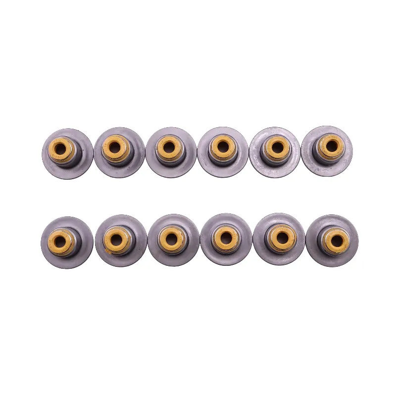 12 Pieces Valve Seal 3955393 for Cummins Engine 4B3.9 6B5.9 ISB ISBE ISL9 QSB3.3 QSB4.5 Hyundai Excavator R140W-9 R170W-9 R200W-7A R210W-9