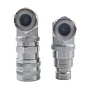 1/2 NPT Flat Face Hydraulic Quick Coupler Elbow TL107 for Bobcat