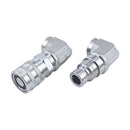 1/2 NPT Flat Face Hydraulic Quick Coupler Elbow TL107 for Bobcat