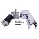 12V 1.8HP 90:1 45RPM 1500W Dump Truck Roll Tarp Motor with Chrome Cover