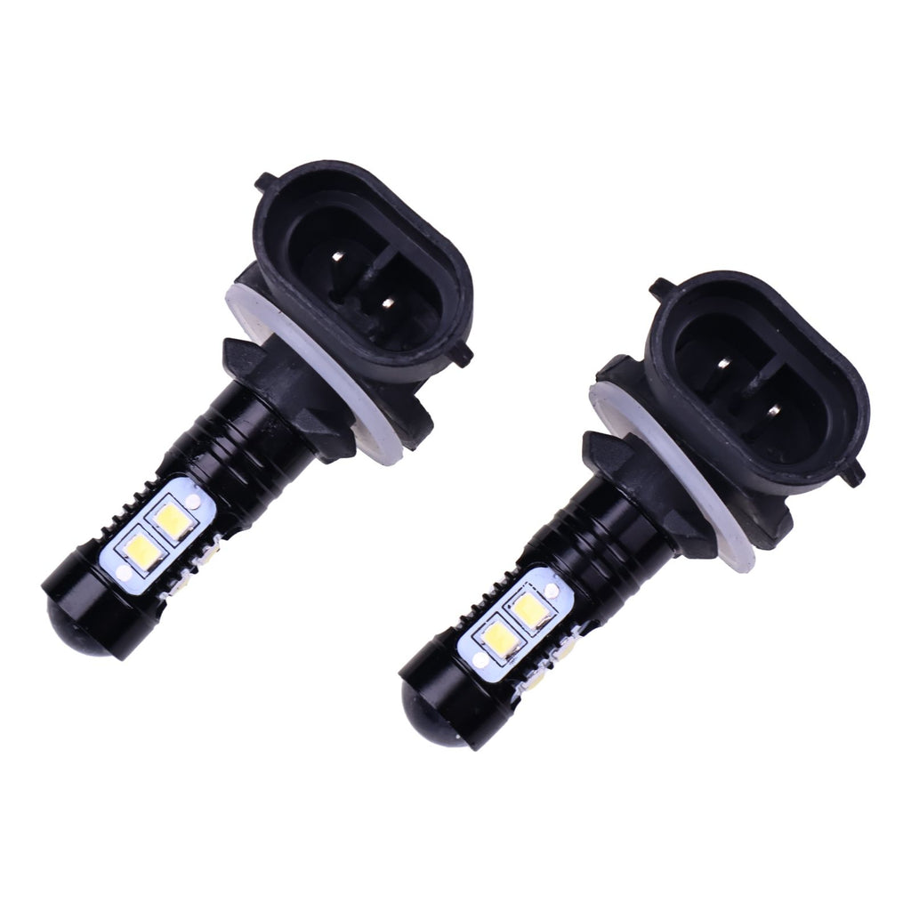 12V 100W 6000K 1 Pair LED Headlight Bulb 9847313 for CASE Loader SR130 ...