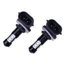 12V 100W 6000K 1 Pair LED Headlight Bulb 9847313 for CASE Loader SR130 SR150 SR160 SR175 SR200 TR270 TR310 TR320 TR340 TV380
