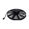 12V 14" Aftermarket Spal 30101509 VA08-AP51/C-23A Medium Profile Electric Puller Fan for Excavator Bulldozer Loader Roller Crane Truck Trailer