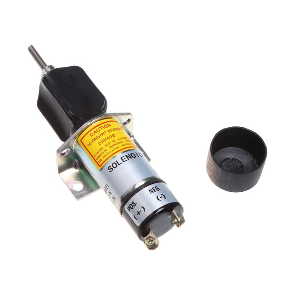 12V 2 Terminals Fuel Shutoff Solenoid 1504-12C2U1B1S1 for Synchro Start Kubota DF-750
