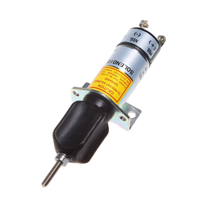 12V 2 Terminals Fuel Shutoff Solenoid 1504-12C2U1B1S1 for Synchro Start Kubota DF-750