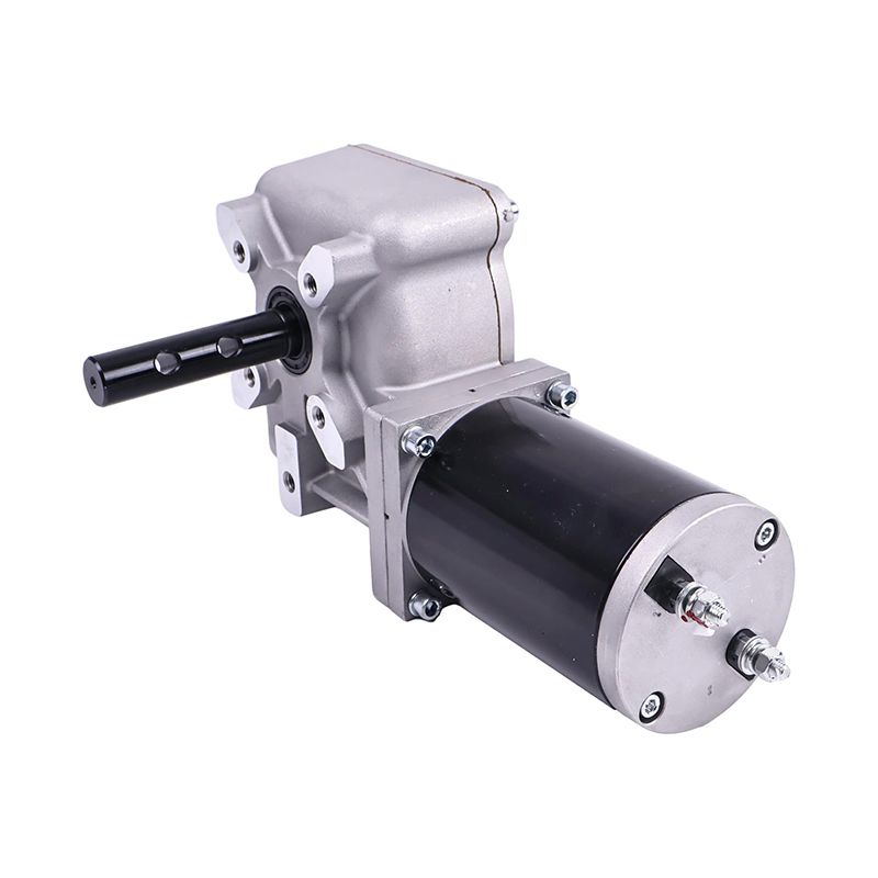 12V 600W 33 Amps 76 RPM 60:1 Roll Tarp Motor Chrome Cover for Dump Truck