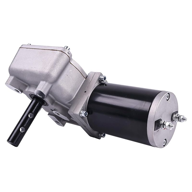 12V 600W 33 Amps 76 RPM 60:1 Roll Tarp Motor Chrome Cover for Dump Truck