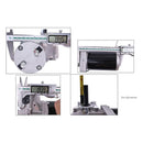 12V 600W 33 Amps 76 RPM 60:1 Roll Tarp Motor Chrome Cover for Dump Truck