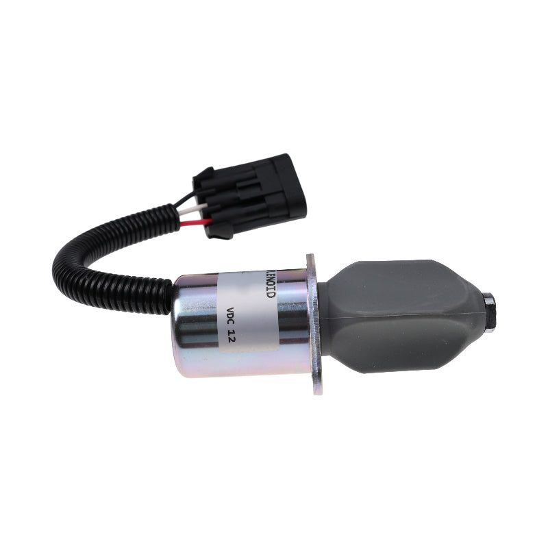 12V Diesel Shutoff Solenoid Valve 7136559 6681512 for Bobcat Loader S3 ...
