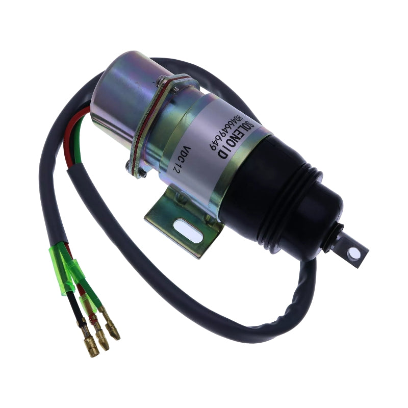 12V Stop Solenoid Valve 4314269 4281719 for Hitachi Excavator EX12 EX15 EX20UR-2 EX22 EX25 EX30 EX30UR-2 EX35 EX40UR-2 EX45