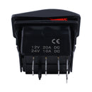 12V 20A 5 Pin Rocker Switch 308-1062 03081062 for Onan Cummins Gasoline Genset