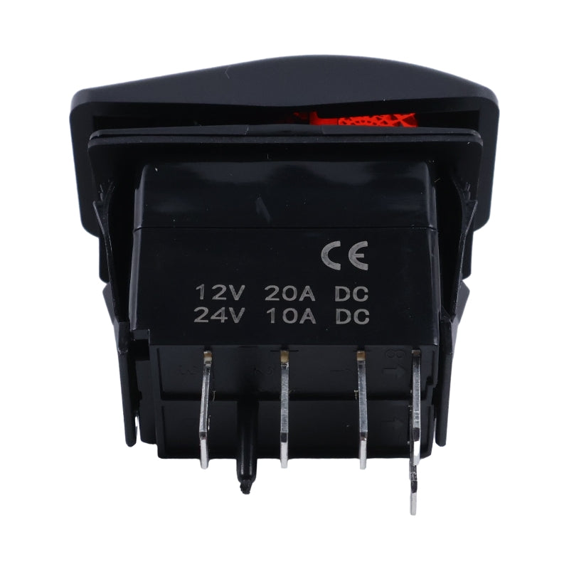 12V 20A 5 Pin Rocker Switch 308-1062 03081062 for Onan Cummins Gasoline Genset