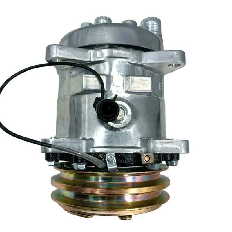 12V 2PK SD5H09 125MM A/C Compressor 1911506010 for Takeuchi Excavator TB138FR TB145 TB153FR Loader TL12V2 TL6R TL8