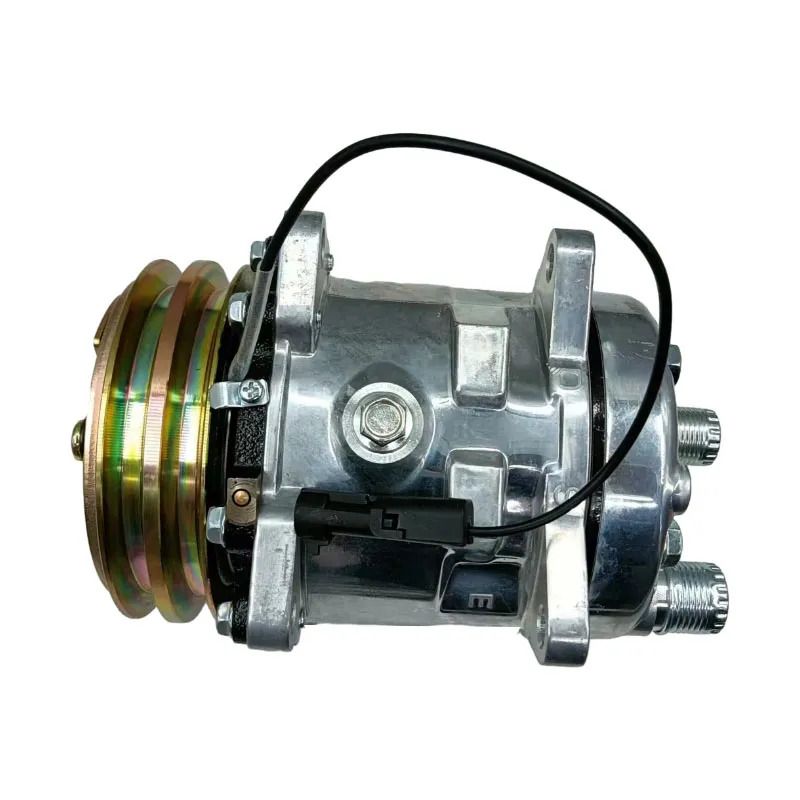 12V 2PK SD5H09 125MM A/C Compressor 1911506010 for Takeuchi Excavator TB138FR TB145 TB153FR Loader TL12V2 TL6R TL8