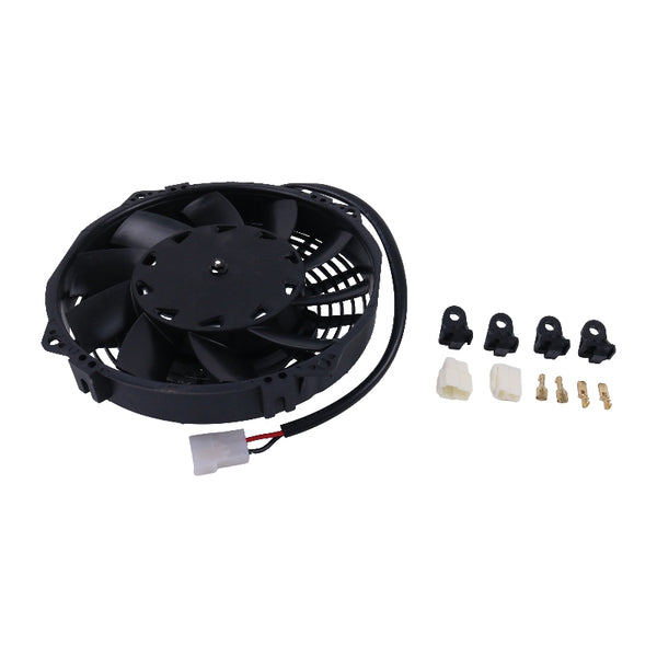 12V 80W 400CFM Hydraulic Cooling Fan 601357 for Hustler Bigdog Mower Super Z 88 Hyperdrive Diesel-Z Diablo-Mp Super-Sf