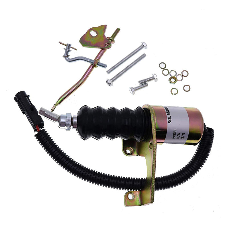 12V Fuel Shutdown Kit 3740055 for Deutz Engine F3L912 JLG Boom Lift 80HX 86HX 40H+6 60H+6 80HX+6