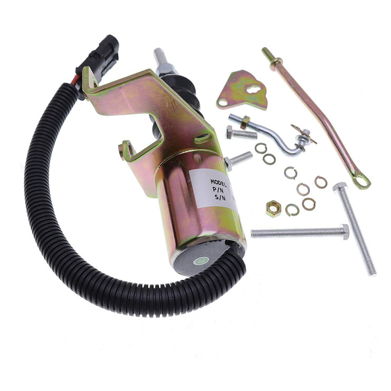 12V Fuel Shutdown Kit 3740055 for Deutz Engine F3L912 JLG Boom Lift 80HX 86HX 40H+6 60H+6 80HX+6