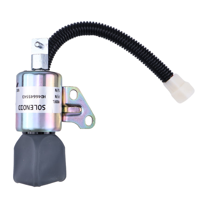 12V Fuel Shutoff Solenoid 7000782 for Bobcat Excavator 418 E08 E10 E10z E17 E17z E19 E20 E20z