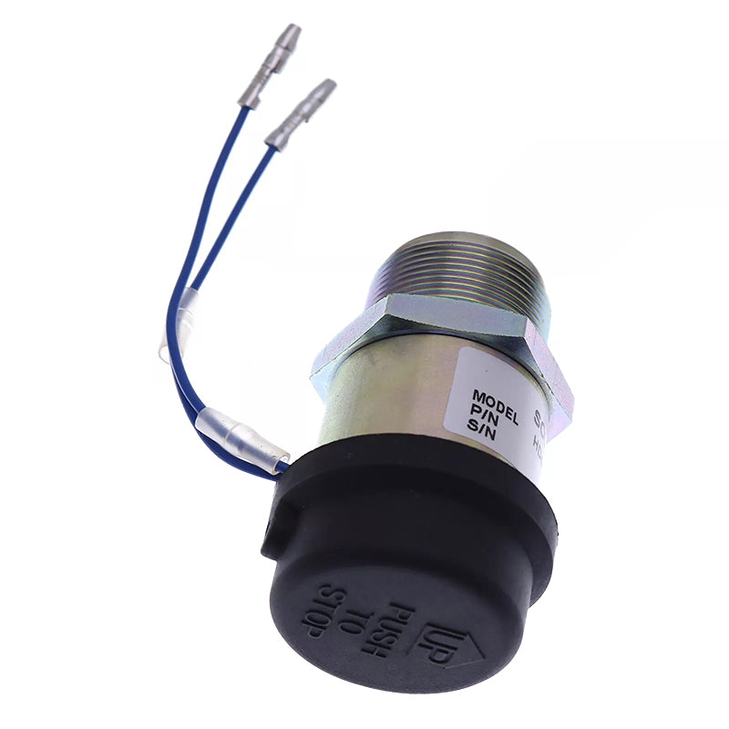 12V Shutoff Stop Solenoid XJAF-01561 for Hyundai Crawler Excavator R28-7 R35-7 R36N-7 R25Z-9A R27Z-9