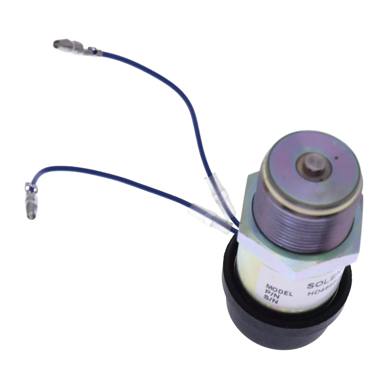 12V Stop Solenoid MM409-67001 MM432-30501 for Mitsubishi Engine S3L2-E2 S4L S4L2 L2E K4E K4F K3M K4M CASE 234 235 244 245 254 255 265 275 CX50 50