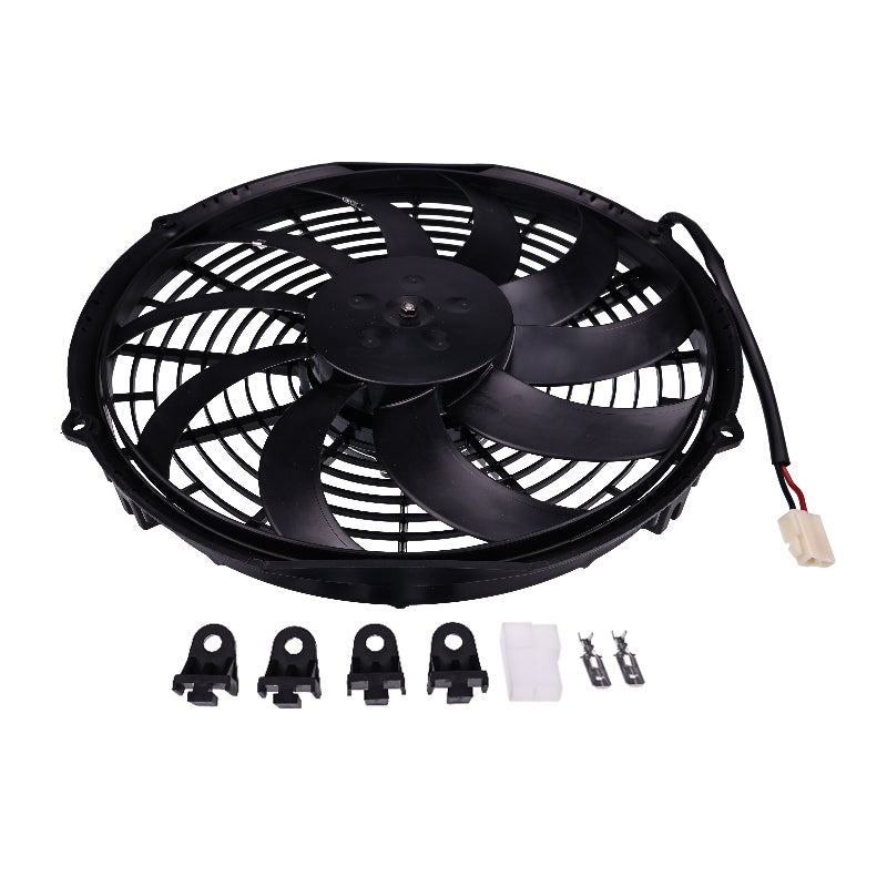 12" 24V Aftermarket Spal 30100351 VA10-BP9/C-25S Low-Profile Fan