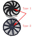 12" Medium Profile Puller Fan for Excavator Loader Dozer Truck Generator - Replaces Spal 30101504 VA10-AP50/C-25A