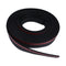 1/2 X 2.75 Inch X 35 Feet Slide Out Seal Base Wiper Black Rubber Weather Stripping 018-341 for RV Camper Slideout System