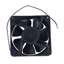 12V DC 2Pin Sleeve 120X120X38mm Brushless Cooling Case High Airflow Cooler Fan for RV Fridge Refrigerated Control Cabinet