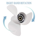 13 1/4" x 17" RH 3 Blade Propeller 6E5-45945-01-EL for Yamaha 50 60 70 75 80 85 90 100 115 130HP Gearcase Boat Engine