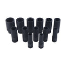 13 Pieces 1/2-Inch Drive Deep Impact Socket Set Heavy-Duty CR-MO Steel with Storage Case